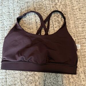 Lululemon Energy Bra Medium Support, B–D Cups in French Press Size 6